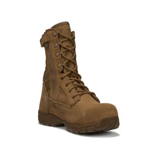 Belleville Military Boots Men's Flyweight TR596Z CT / Hot Weather Side-Zip Composite Toe Boot-Coyote Brown Belleville Military Boots Men's Flyweight TR596Z CT / Hot Weather Side-Zip Composite Toe Boot-Coyote Brown