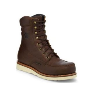CHIPPEWA MEN'S EDGE WALKER WATERPROOF WORK BOOTS - COMPOSITE TOE-BROWN CHIPPEWA MEN'S EDGE WALKER WATERPROOF WORK BOOTS - COMPOSITE TOE-BROWN