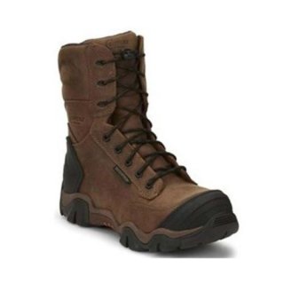 CHIPPEWA MEN'S CROSS TERRAIN WATERPROOF WORK BOOTS - NANO COMPOSITE TOE-BROWN CHIPPEWA MEN'S CROSS TERRAIN WATERPROOF WORK BOOTS - NANO COMPOSITE TOE-BROWN