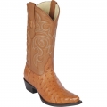 New Arrivals Los Altos Men's Cowboy Ostrich Boots Honey Snip Toe | Honey New Arrivals Los Altos Men's Cowboy Ostrich Boots Honey Snip Toe | Honey