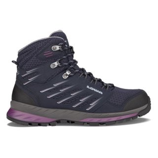 Lowa Women's Trek Evo GTX Mid Ws-Navy/Berry | Free Shipping Lowa Women's Trek Evo GTX Mid Ws-Navy/Berry | Free Shipping