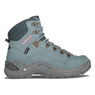 Lowa Women's Renegade GTX Mid Ws-Ice Blue/Salmon | Free Shipping Lowa Women's Renegade GTX Mid Ws-Ice Blue/Salmon | Free Shipping