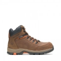 WOLVERINE | LATEST MEN'S GRAYSON STEEL TOE BOOT-Brown WOLVERINE | LATEST MEN'S GRAYSON STEEL TOE BOOT-Brown